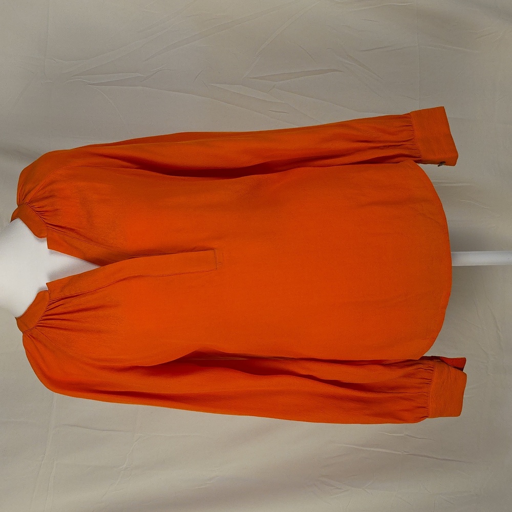 Banana Republic Women's Orange V-neck Blouse